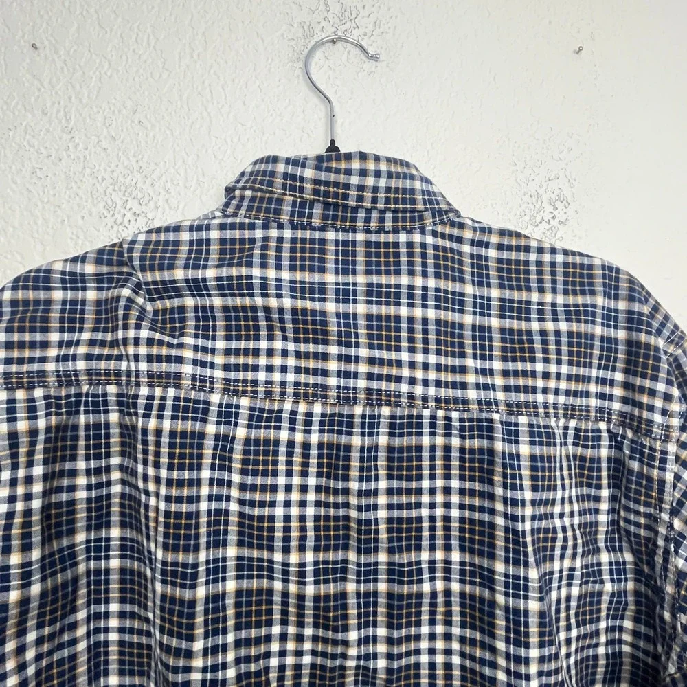 Wrangler Riggs Shirt Men XL Multicolor Buffalo Plaid Cotton Workwear Button Down
